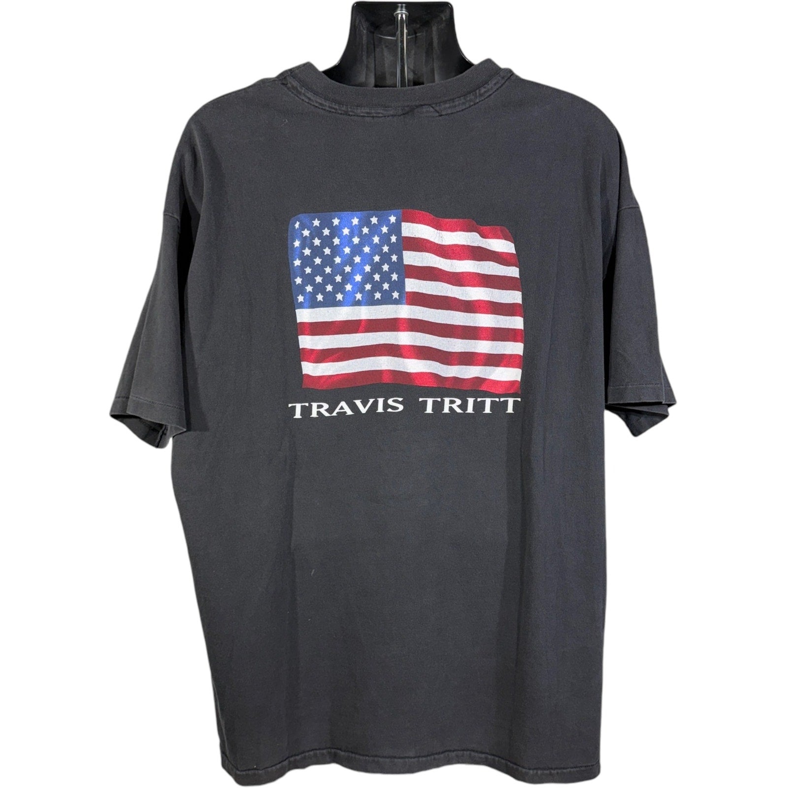 Vintage Winterland Travis Tritt American Flag Tee 1993