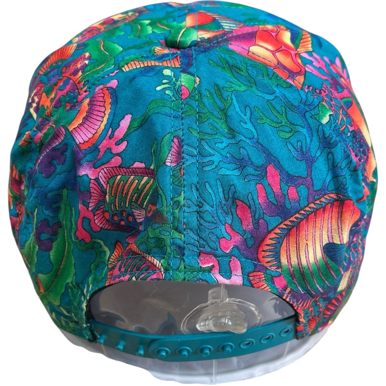 Vintage Tropical Island AOP Snapback Hat