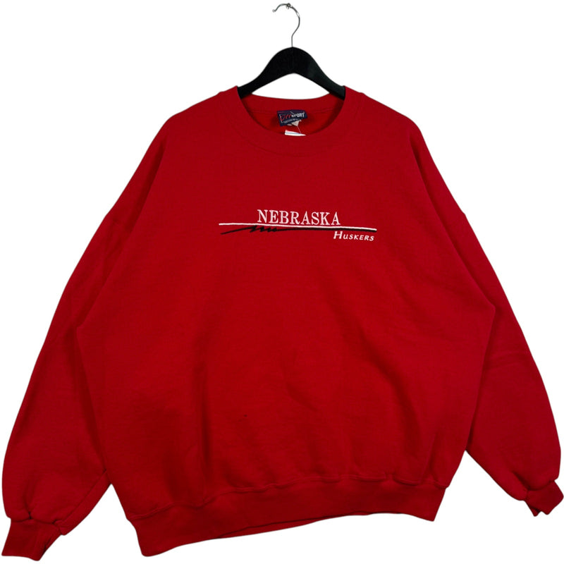 Vintage University Of Nebraska Huskers Spellout Crewneck