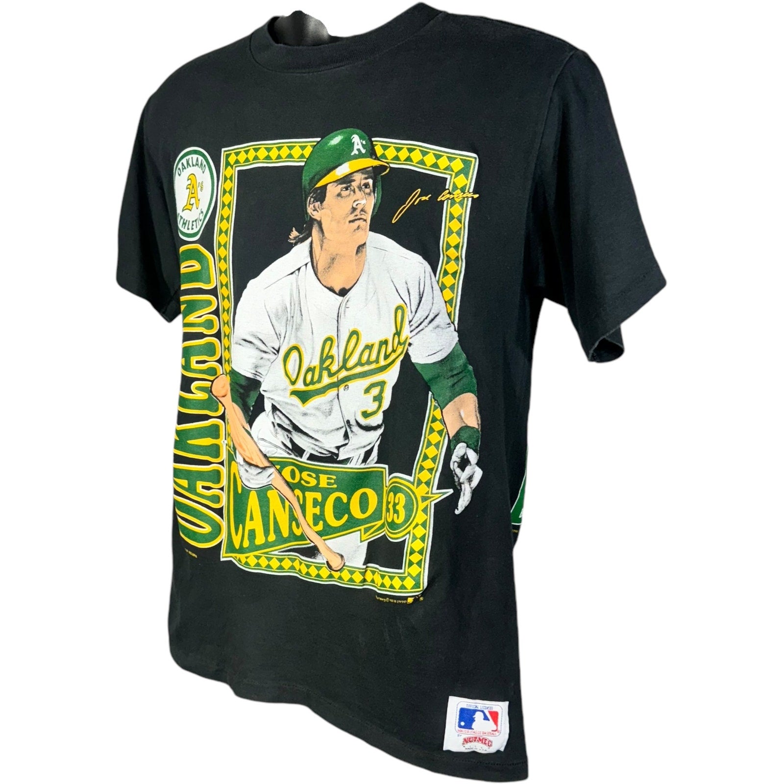 Vintage Oakland Athletics Jose Conseco #33 MLB Tee