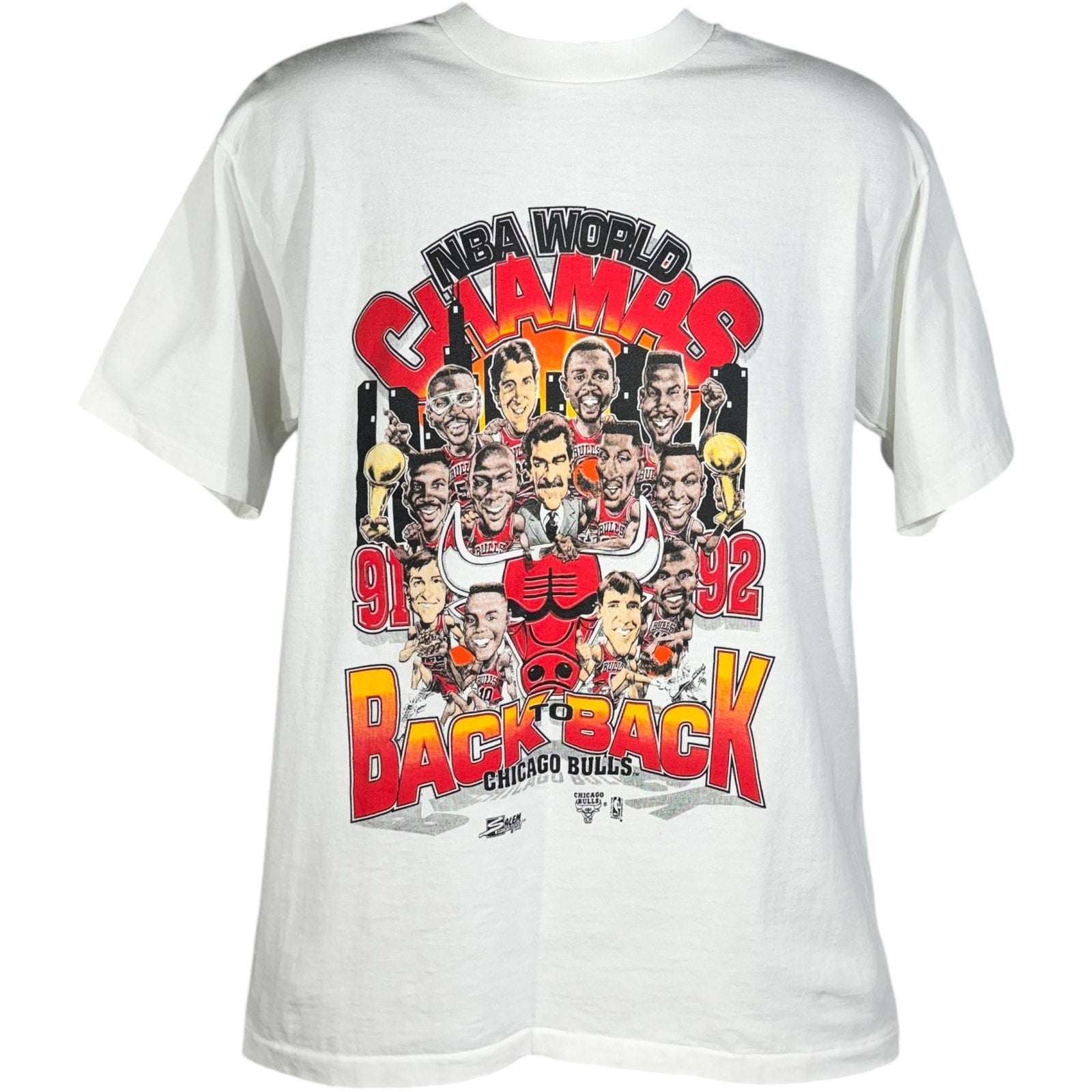 Vintage Chicago Bulls World Champs '91-'92 NBA Tee