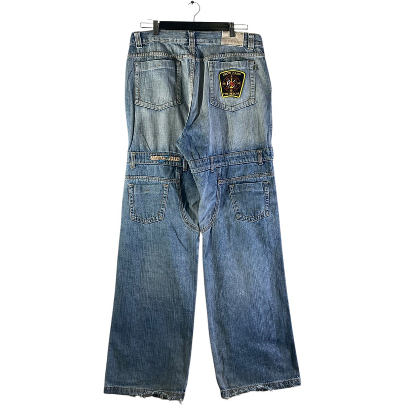 Vintage Minhao Cargo Denim Jeans 34x31
