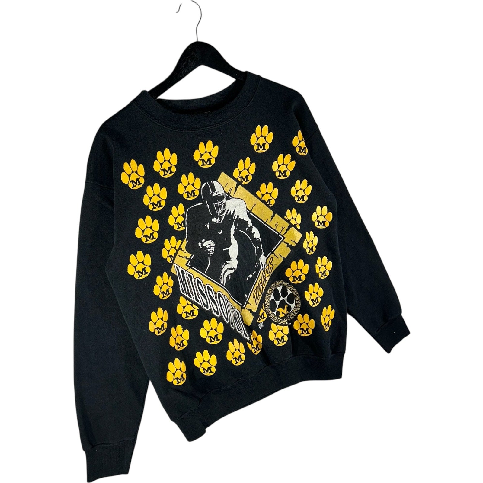 Vintage University Of Missouri Tigers Football Crewneck