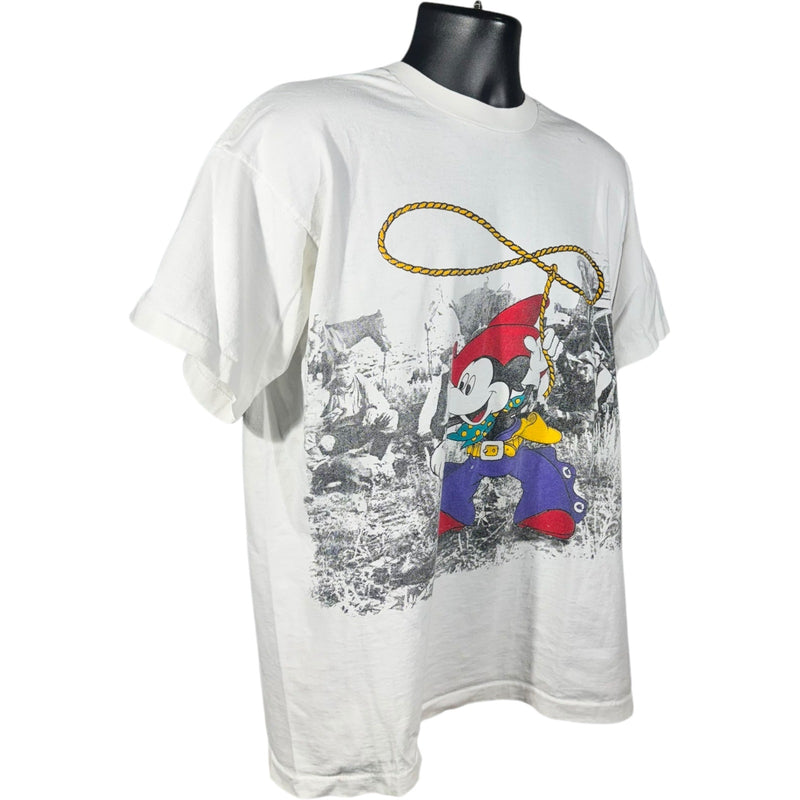 Vintage Disney Cowboy Mickey Mouse Tee 90s