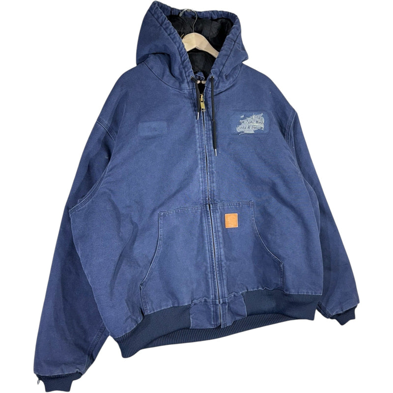 Vintage Carhartt Hooded Workwear Jacket