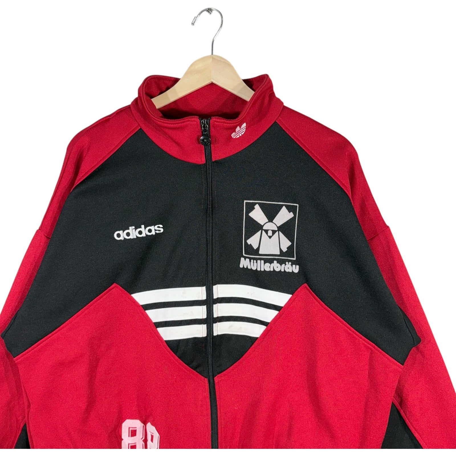 Vintage Adidas Germany Bundesliga Müllerbräu Track Light Jacket