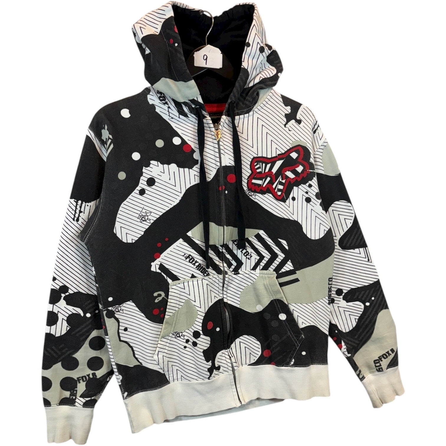 Vintage Fox Riders Co. AOP Hoodie