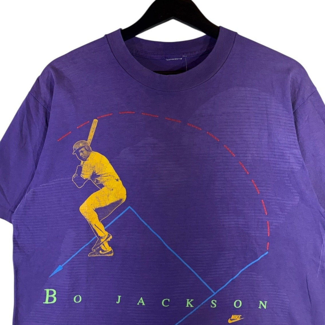 Vintage Bo Jackson Baseball Graphic T-Shirt