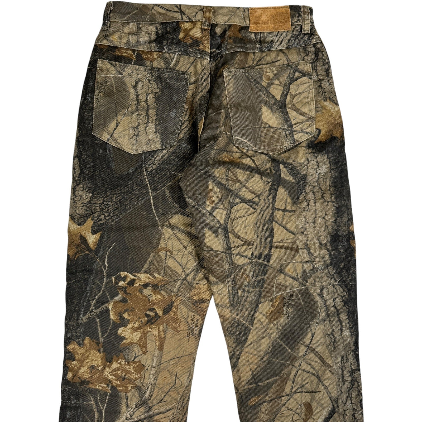 Vintage Camo Straight Leg Denim Jeans