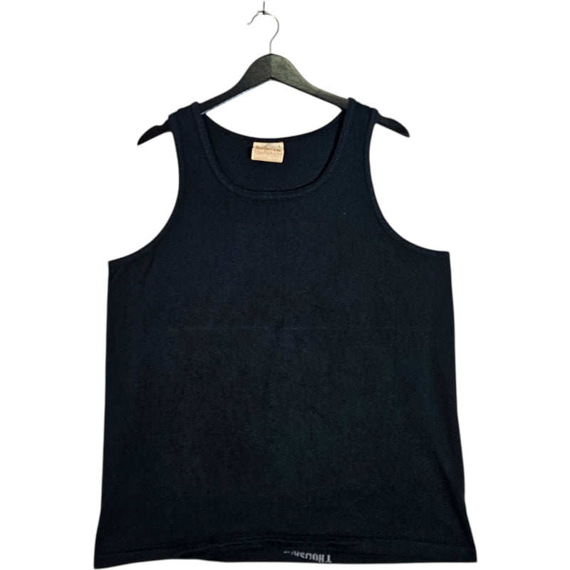 Vintage The Mountain Grim Reaper Flaming Motorcycle Tank Top