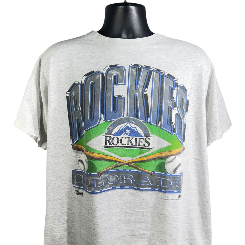 Vintage Salem Sportswear Colorado Rockies Spellout Tee