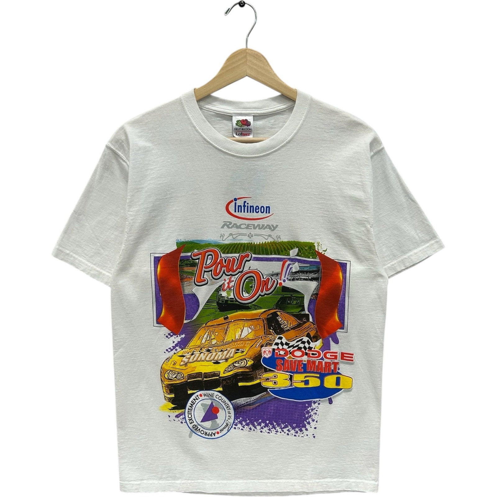 Vintage Dodge Save Mart 350 Infineon Raceway NASCAR Tee