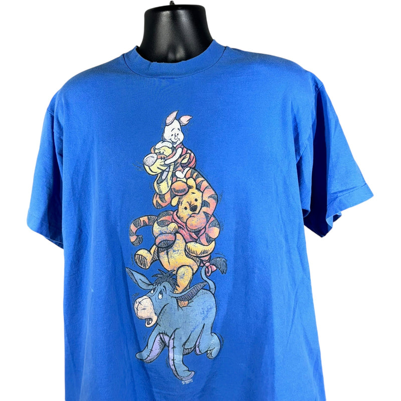 Vintage Disney Winnie The Pooh Characters Tee 90s