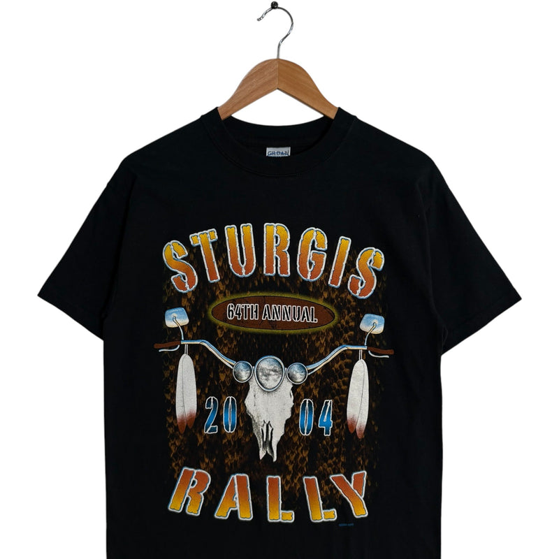 Vintage 64th Annual Sturgis Rally Biker Tee 2004