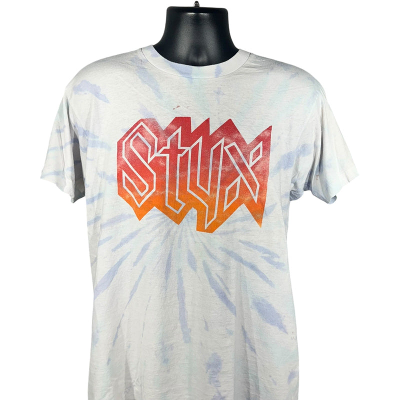 Vintage Styx Tie Dye Tour Tee 90's