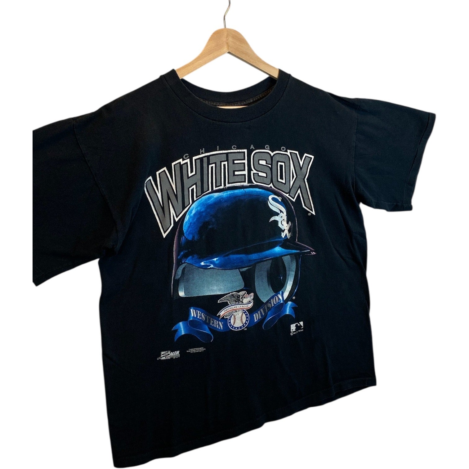 Vintage Chicago White Sox Helmet MLB T-Shirt