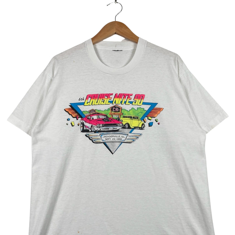 Vintage 6th Cruise Night 90 Car Tee