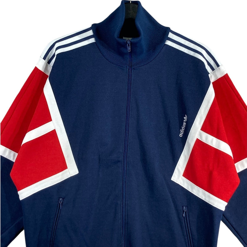 Vintage Adidas Trefoil 3-Striped Full Zip Track Jacket