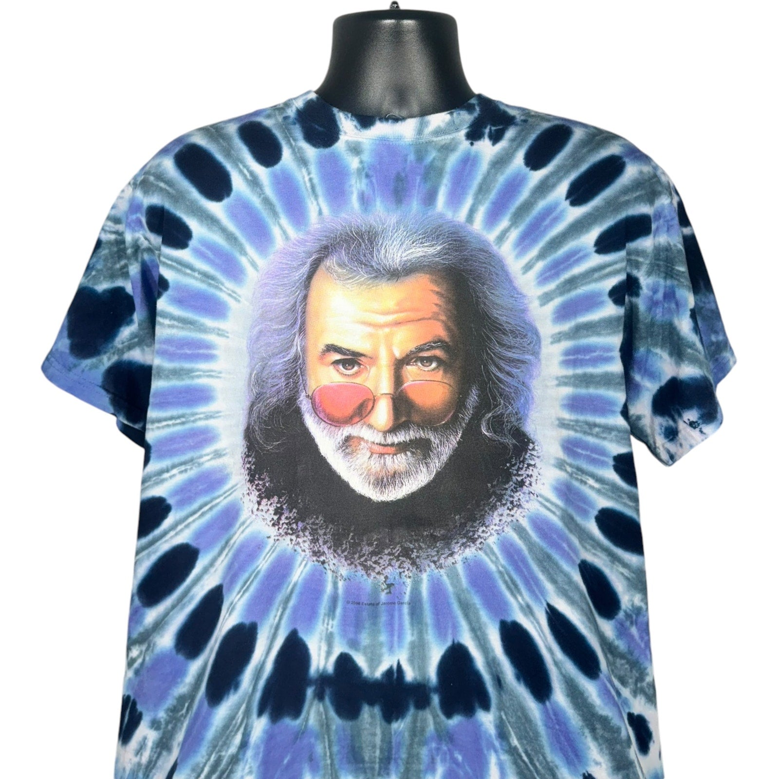 Vintage Grateful Dead Jerry Garcia Tye Dye Band Tee