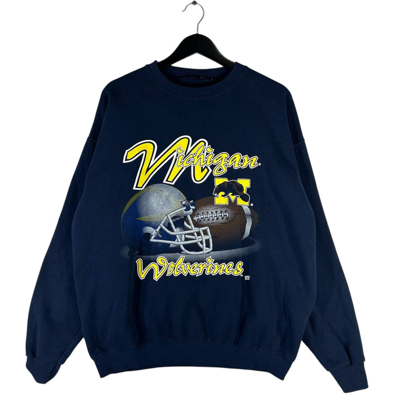 Vintage University of Michigan Wolverines Football Crewneck