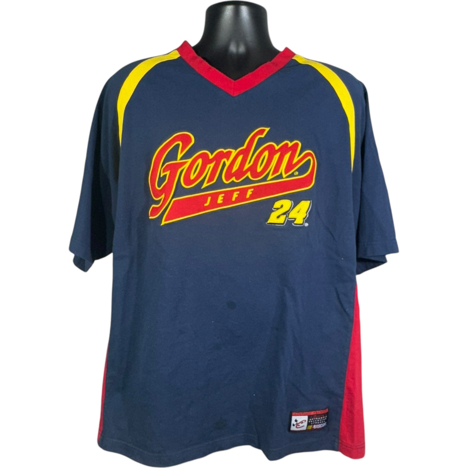 Vintage Jeff Gordon NASCAR V-Neck Tee