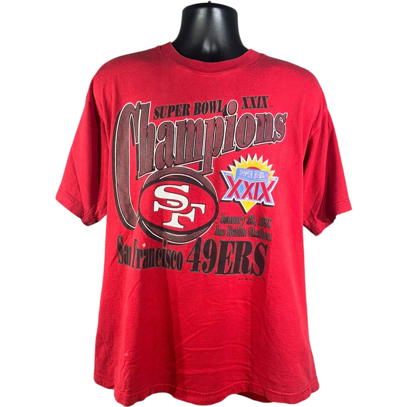 Vintage San Francisco 49ers Super Bowl XXIX Champions Tee