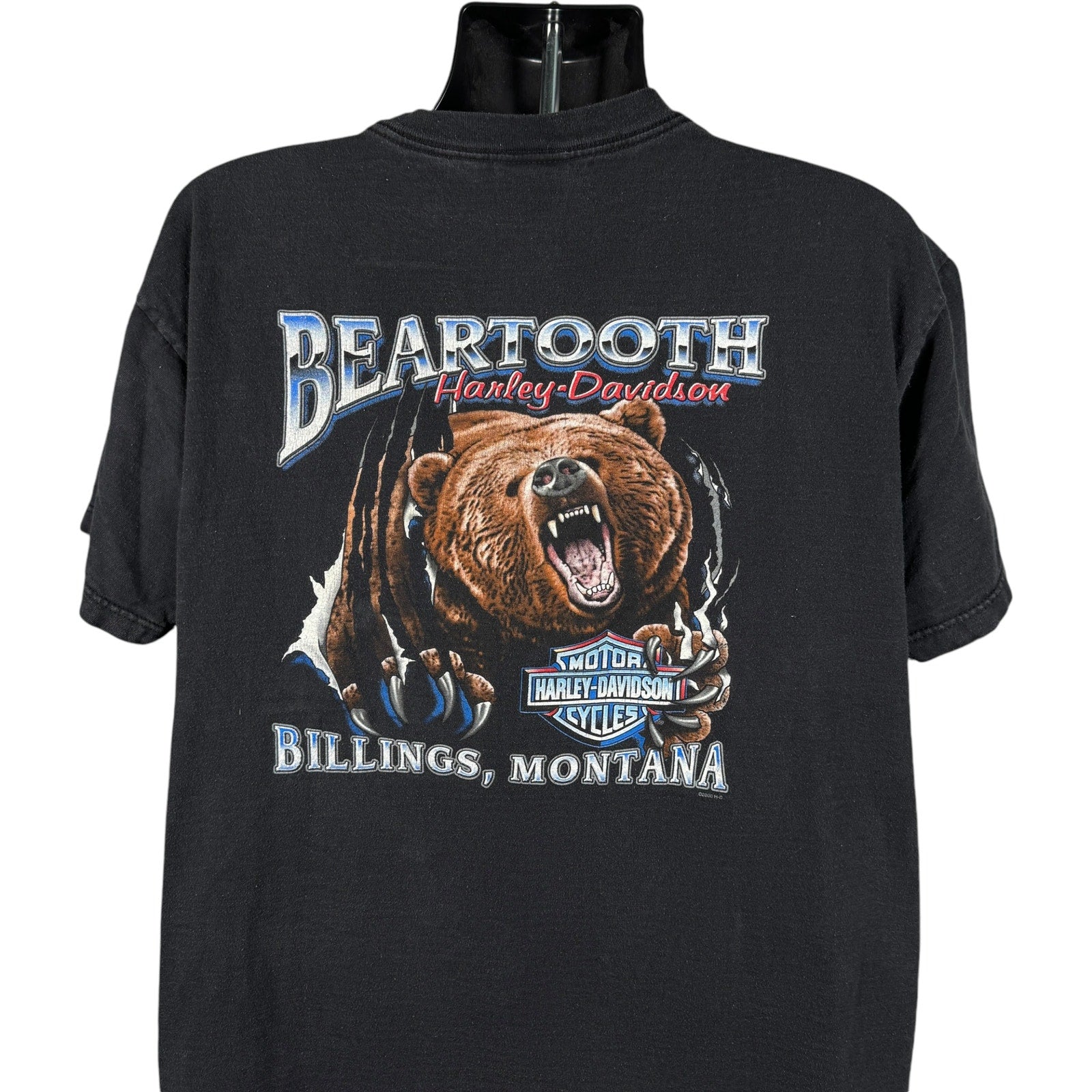 Vintage Beartooth Harley Davidson Billings, Montana Tee