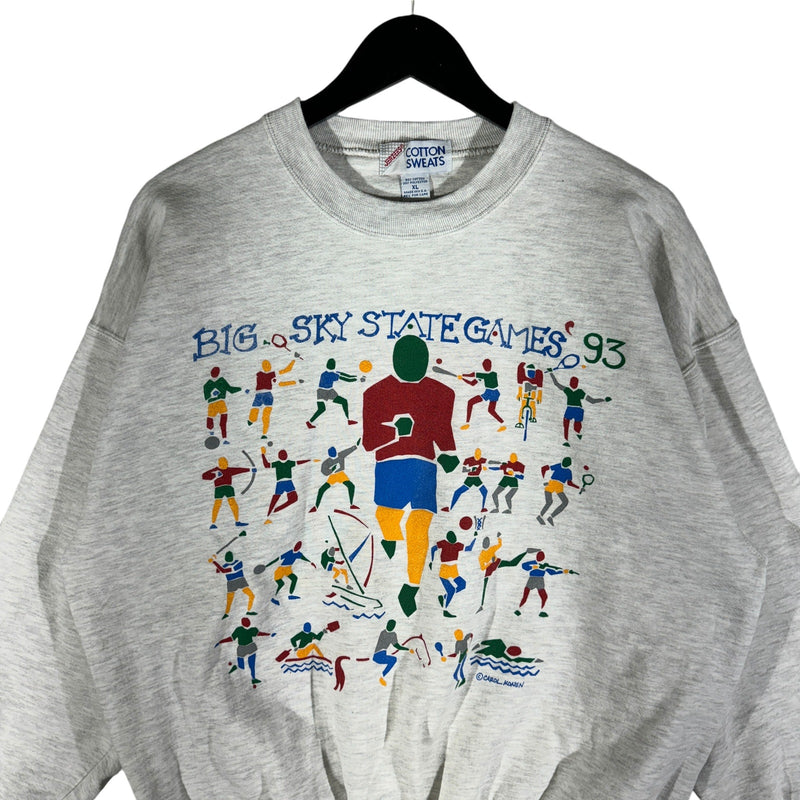 Vintage Big Sky State Games Crewneck 1993