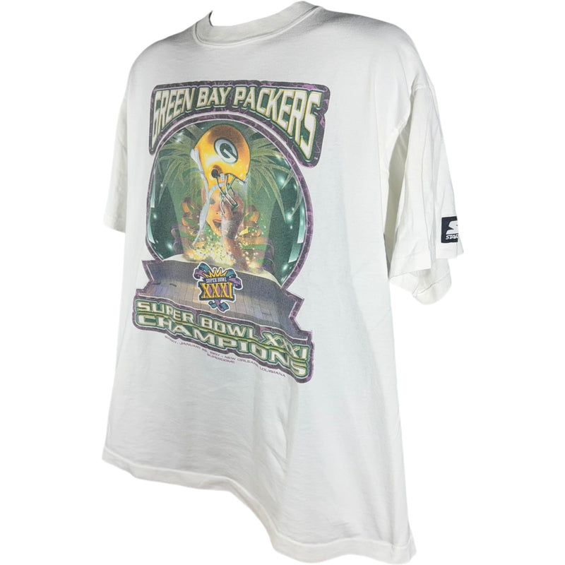 Vintage Starter Green Bay Packers Super Bowl Champs Tee 1997