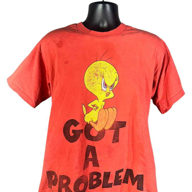 Vintage Looney Tunes "Got A Problem" Tweety Bird Tee 90s