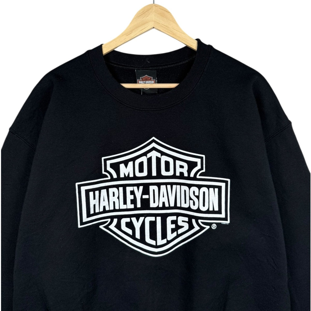Vintage Harley Davidson Logo Graphic Crewneck