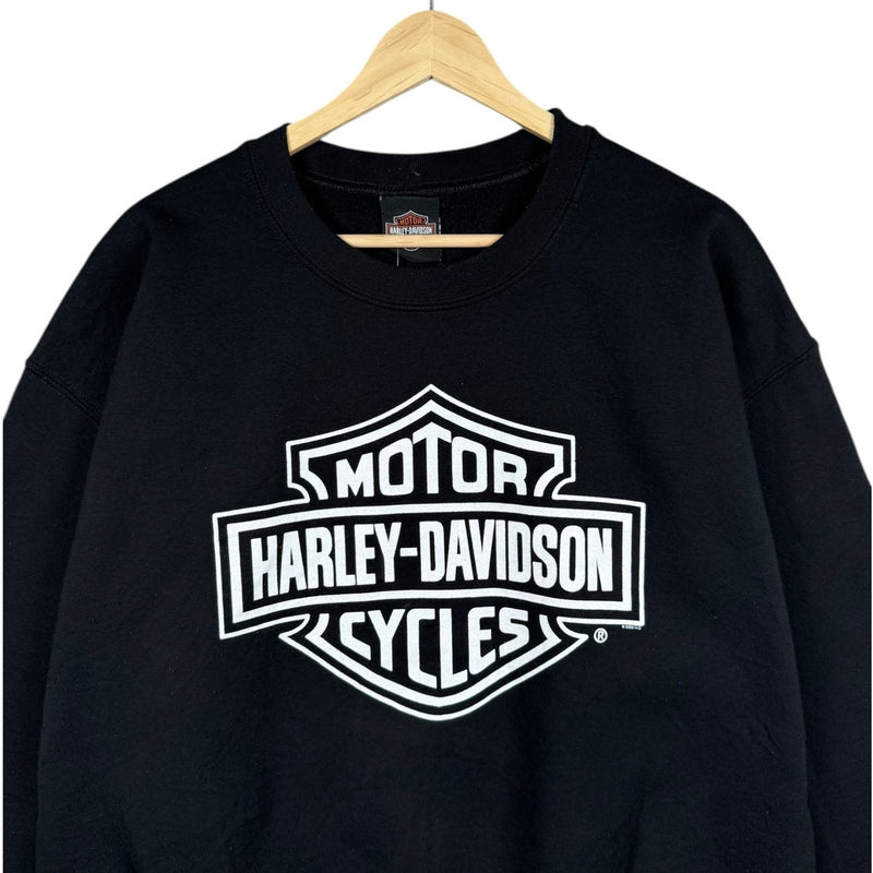 Vintage Harley Davidson Logo Graphic Crewneck