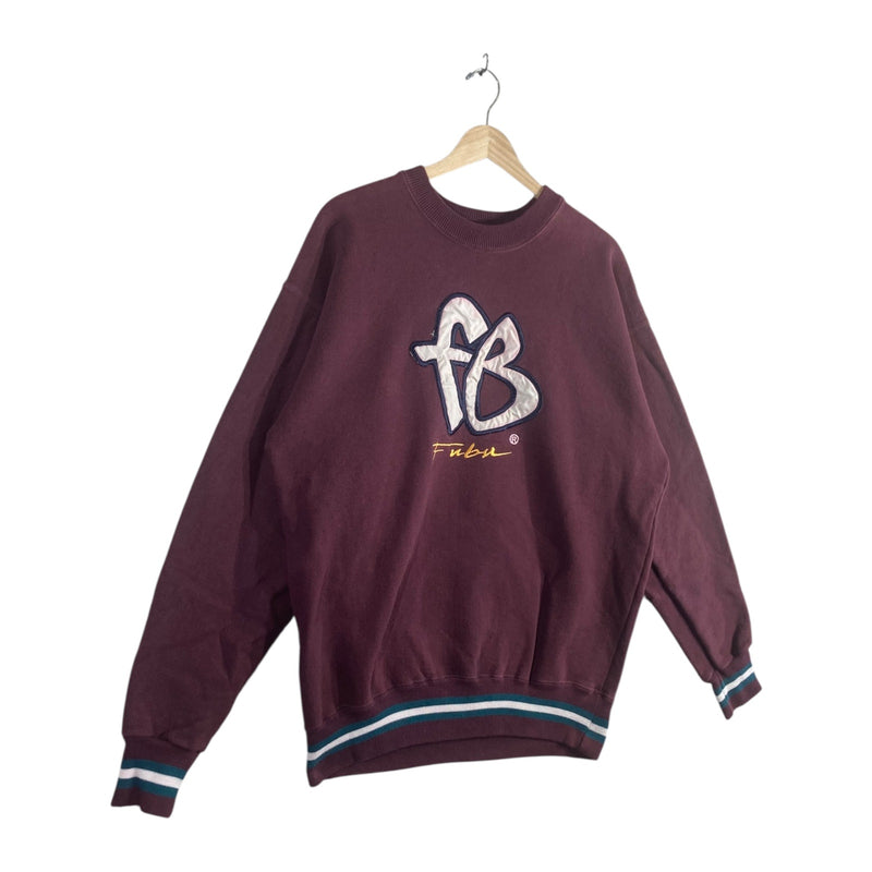 Vintage FUBU FB Embroidered Logo Crewneck
