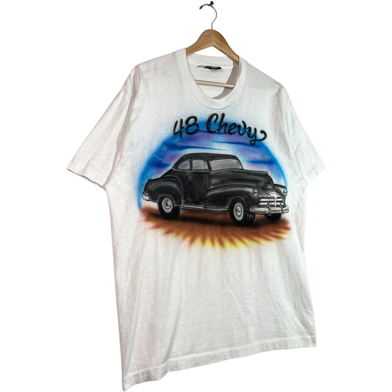 Vintage Airbrush 48 Chevy Lowrider Car Graphic T-Shirt