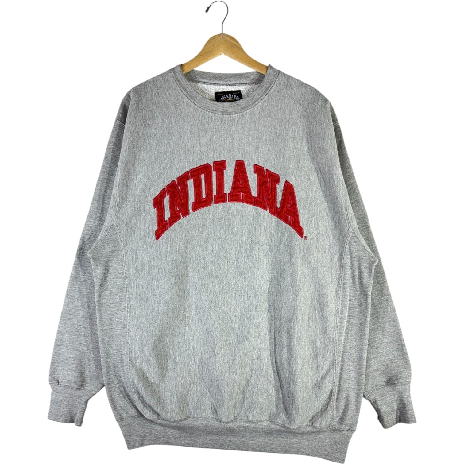 Vintage University Of Indiana Chest Spellout Crewneck
