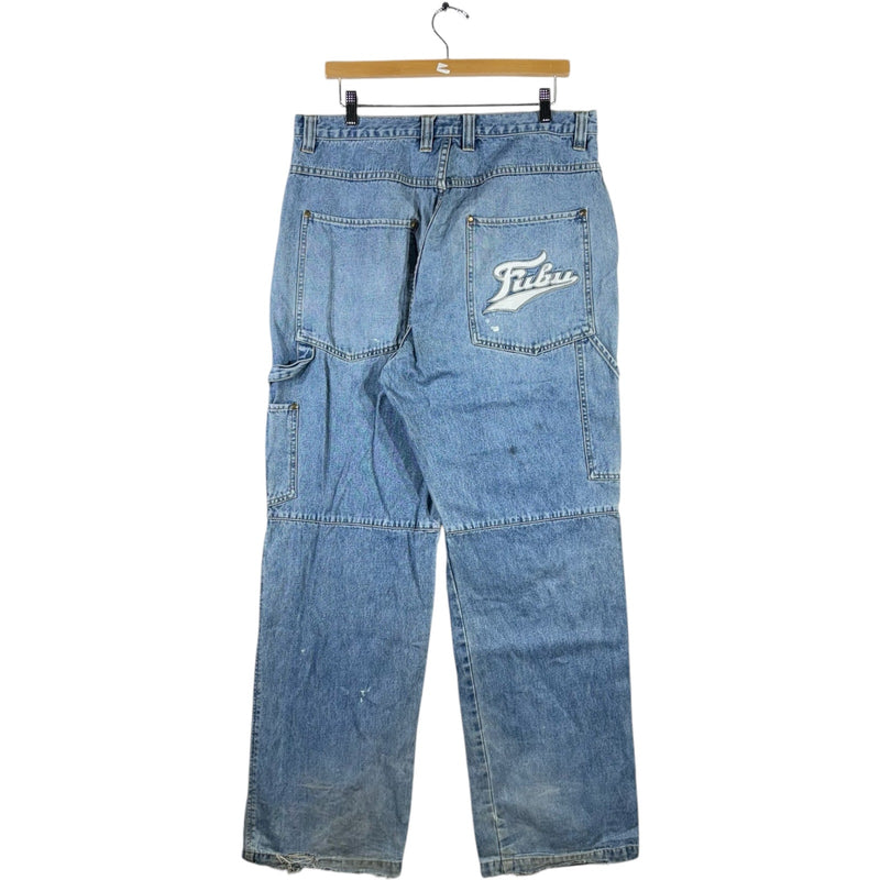Vintage Fubu Embroidered Carpenter Pants 36 x 32