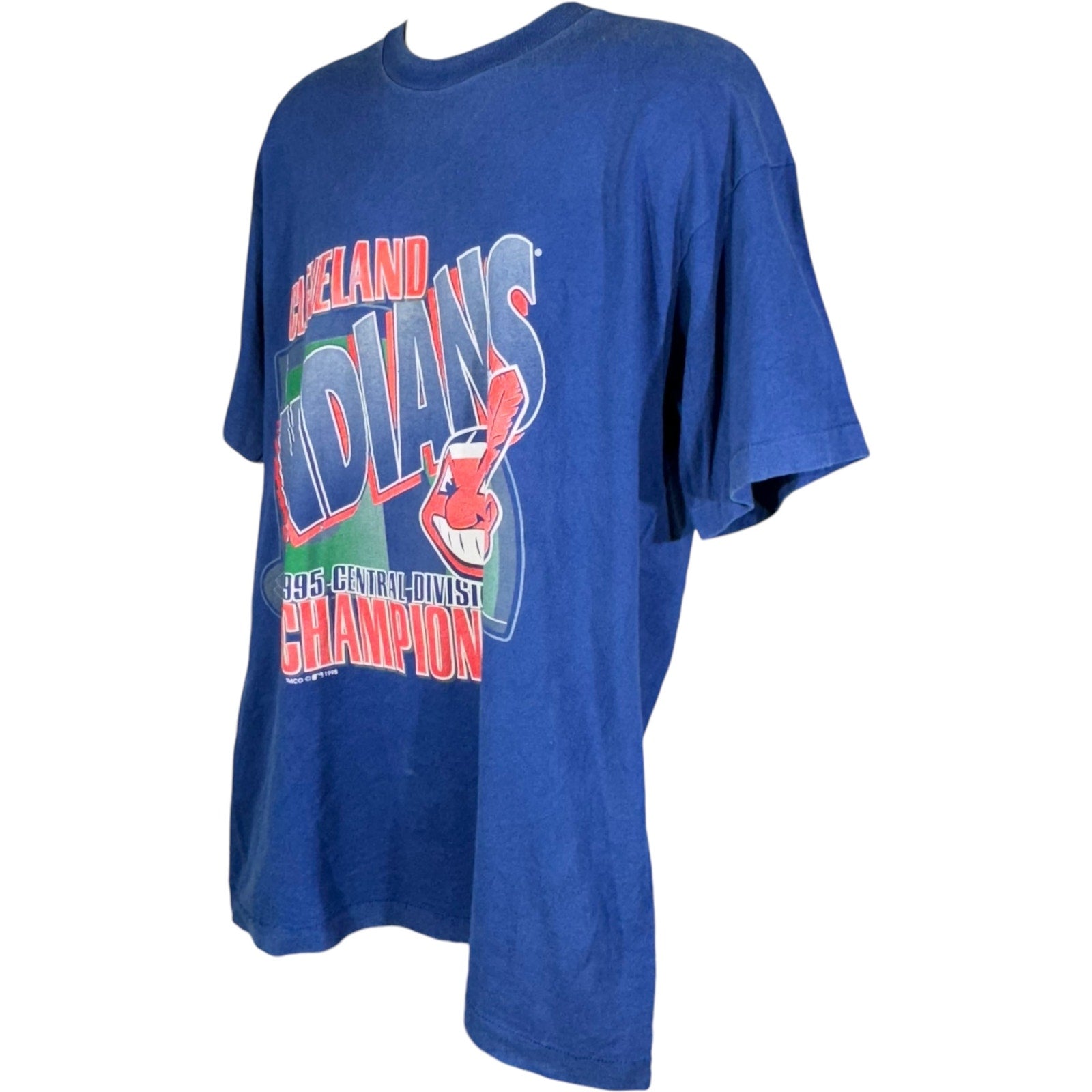 Vintage Cleveland Indians Central Division Champs Tee 1995