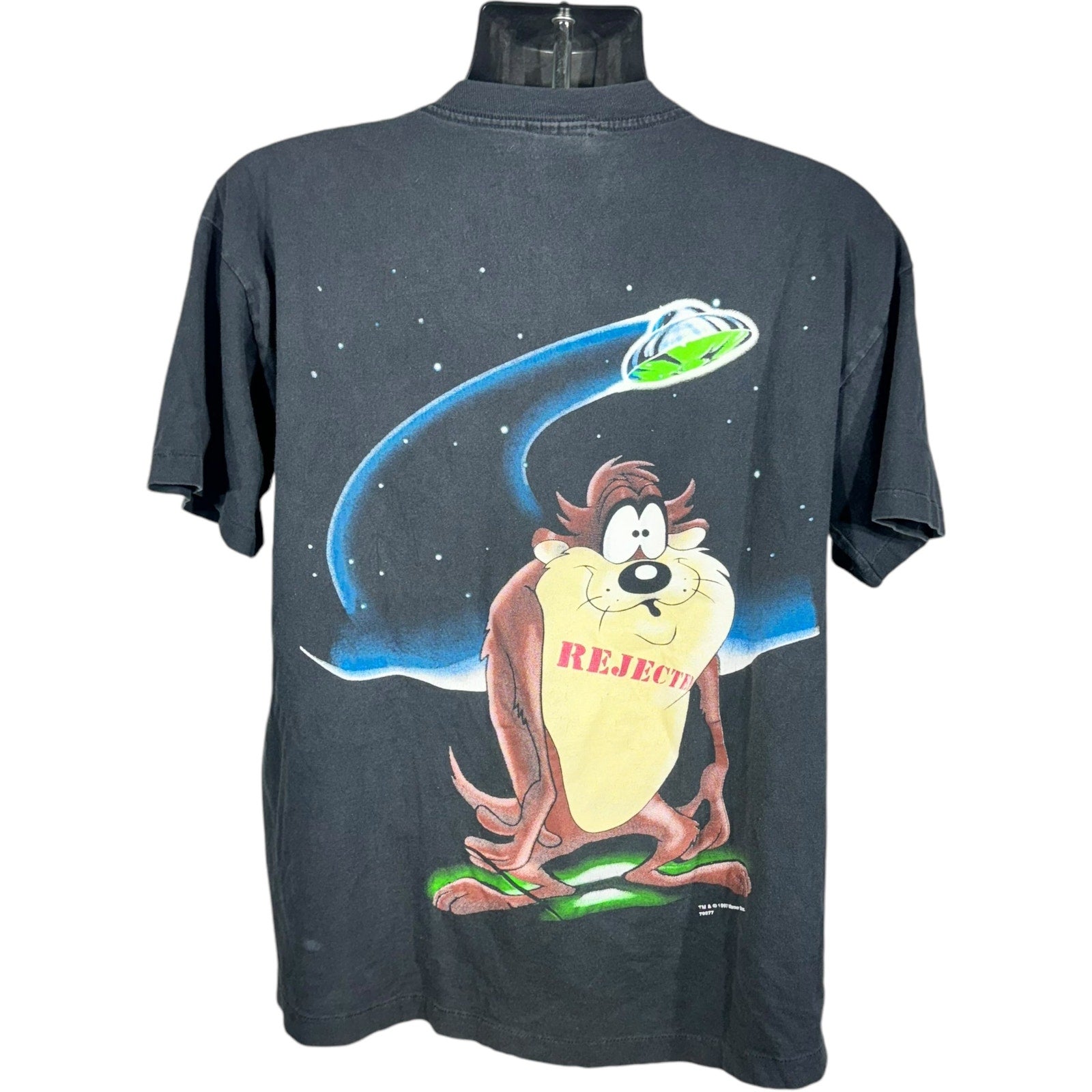 Vintage Looney Tunes Taz Alien Abduction AOP Tee