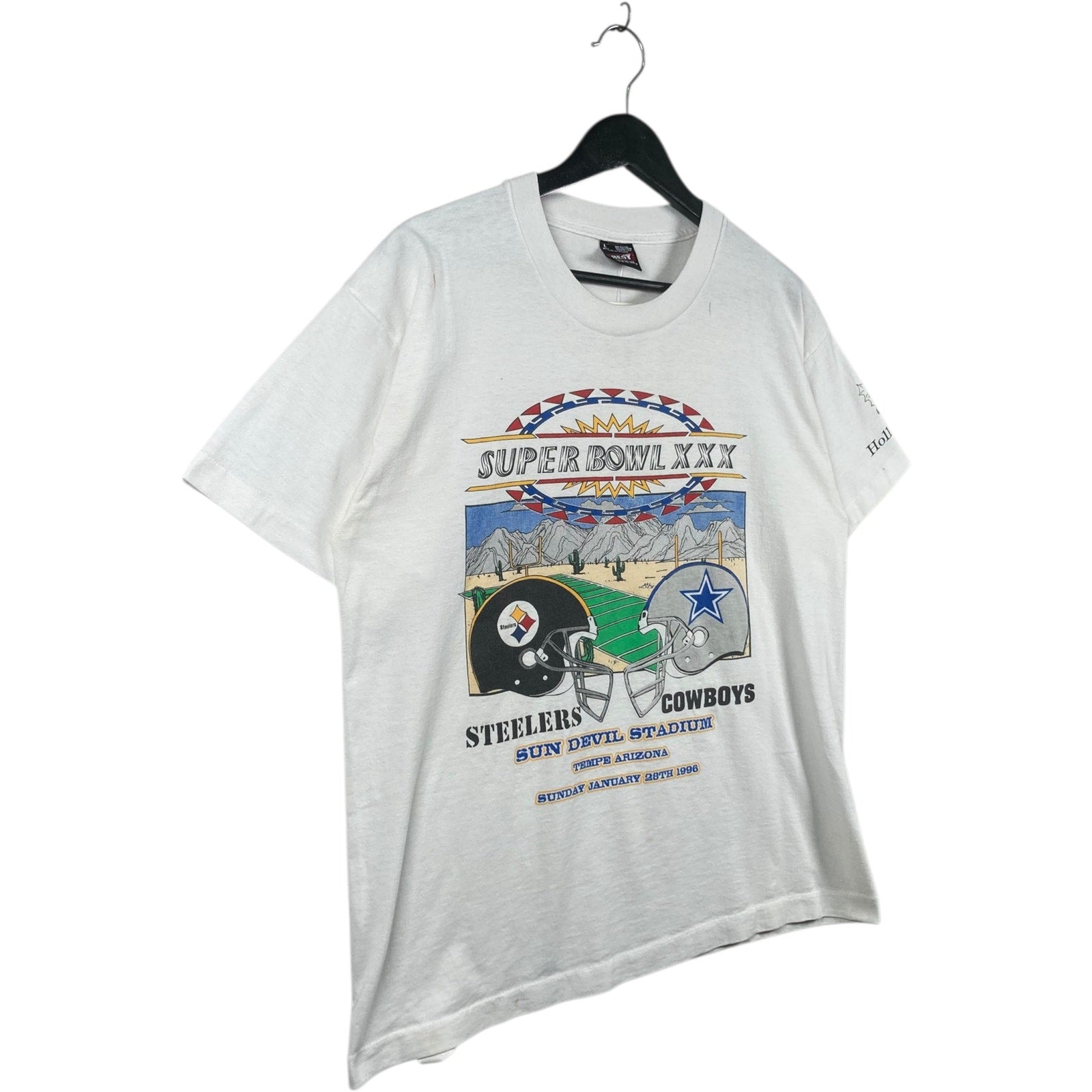 Vintage NFL Super Bowl Steelers Vs Cowboys T-Shirt