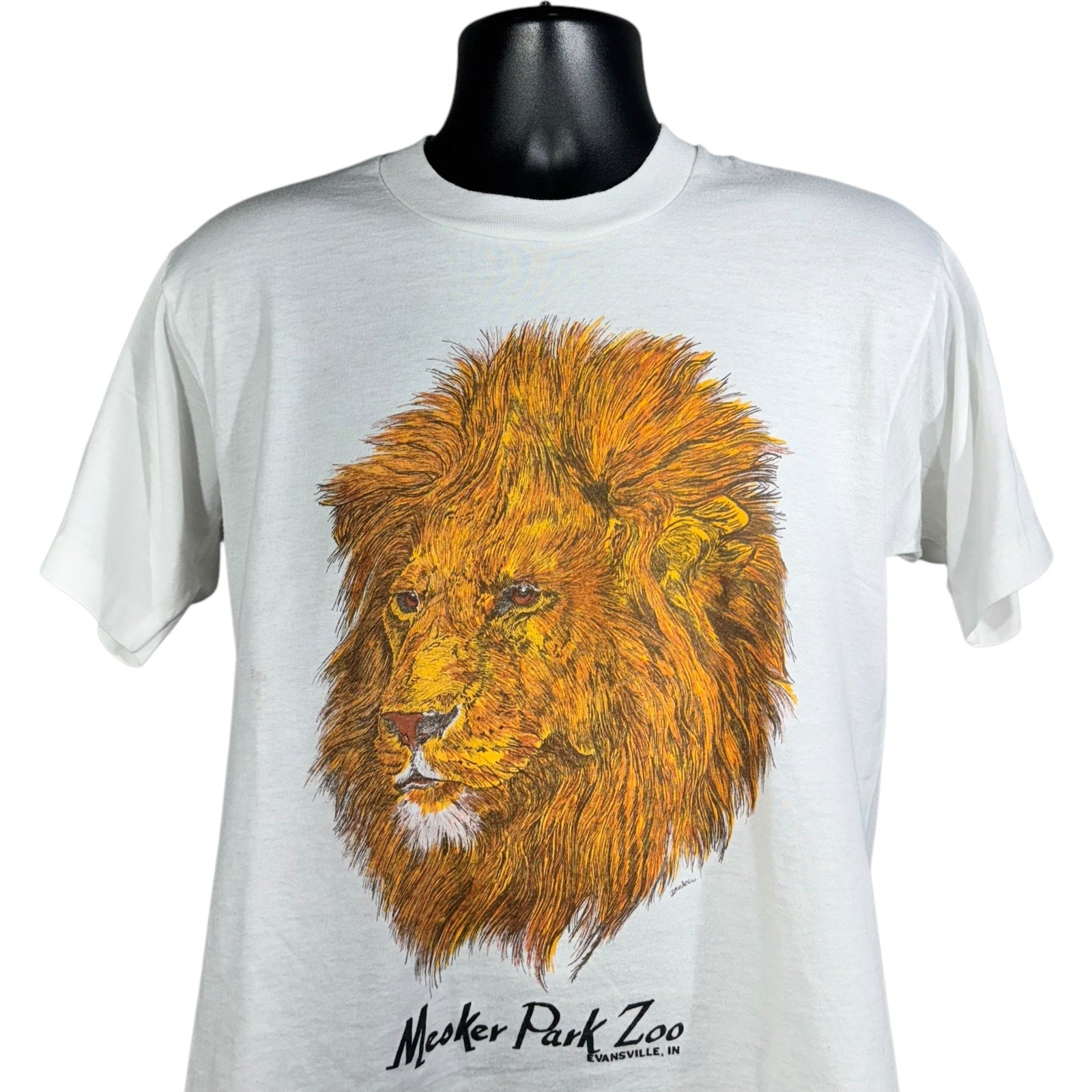 Vintage Meoker Park Zoo Lion Tee