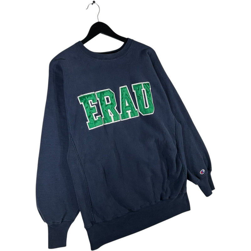 Vintage Champion Reverse Weave ERAU University Crewneck