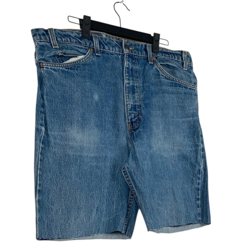 Vintage Levis Cut Off Denim Shorts 38