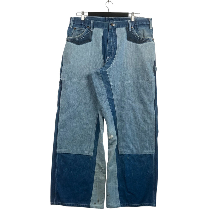 Vintage Cut & Sew Dickies Denim Carpenter Pants 36 x 32