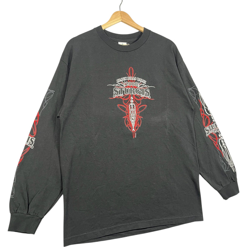 Vintage Black Hills Rally Sturgis Long Sleeve 2008 L