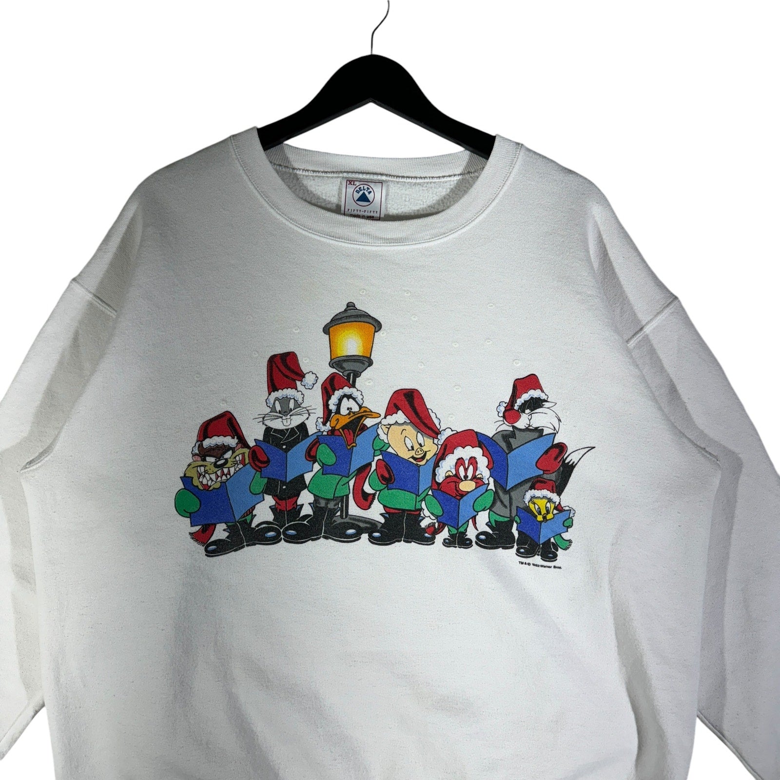 Vintage Looney Tunes Christmas Caroling Crewneck