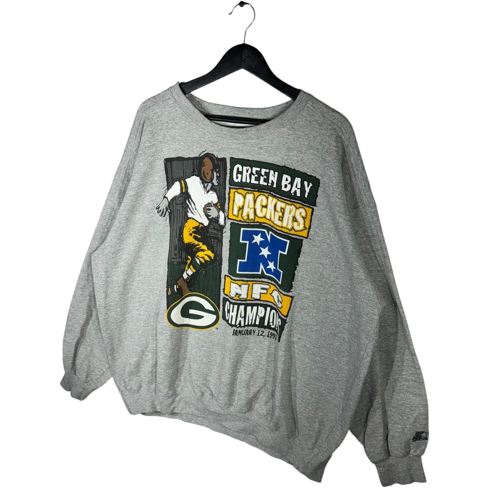 Vintage Green Bay Packers NFC Champions Starter Crewneck