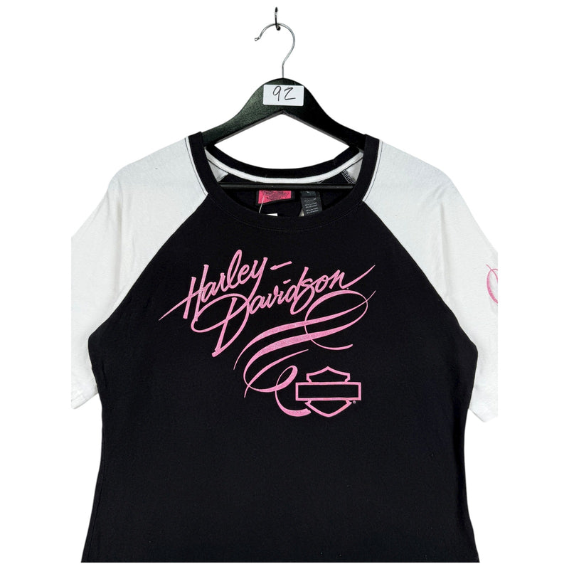 Vintage Harley Davidson Glittered T-Shirt