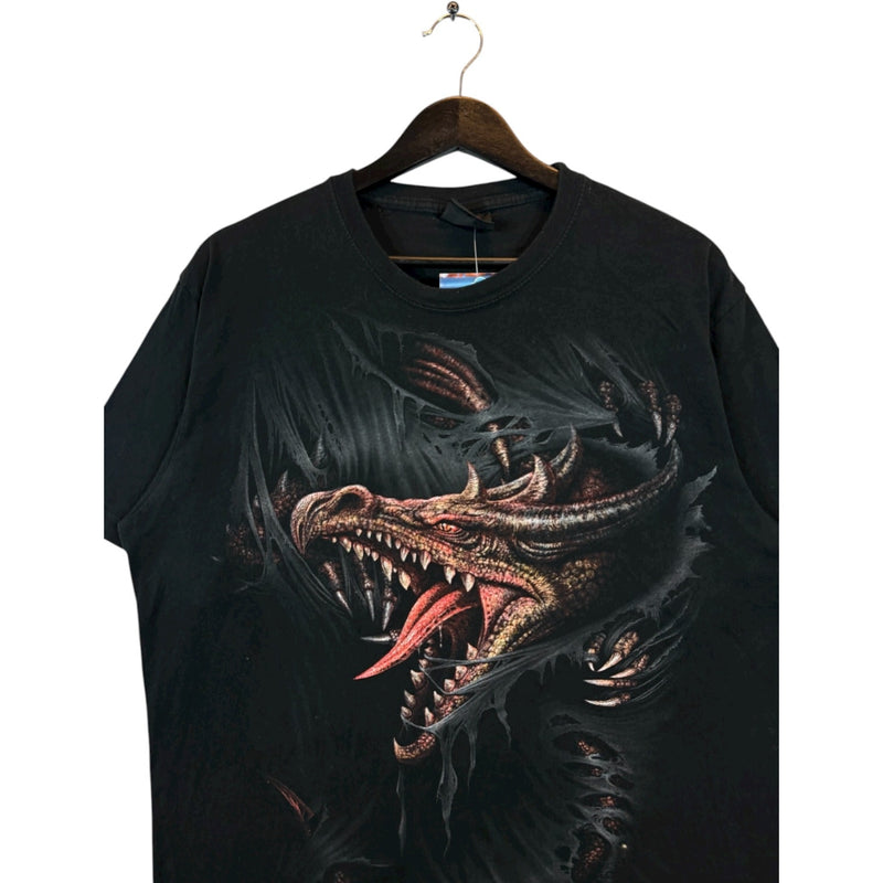 Vintage Dragon AOP T-Shirt