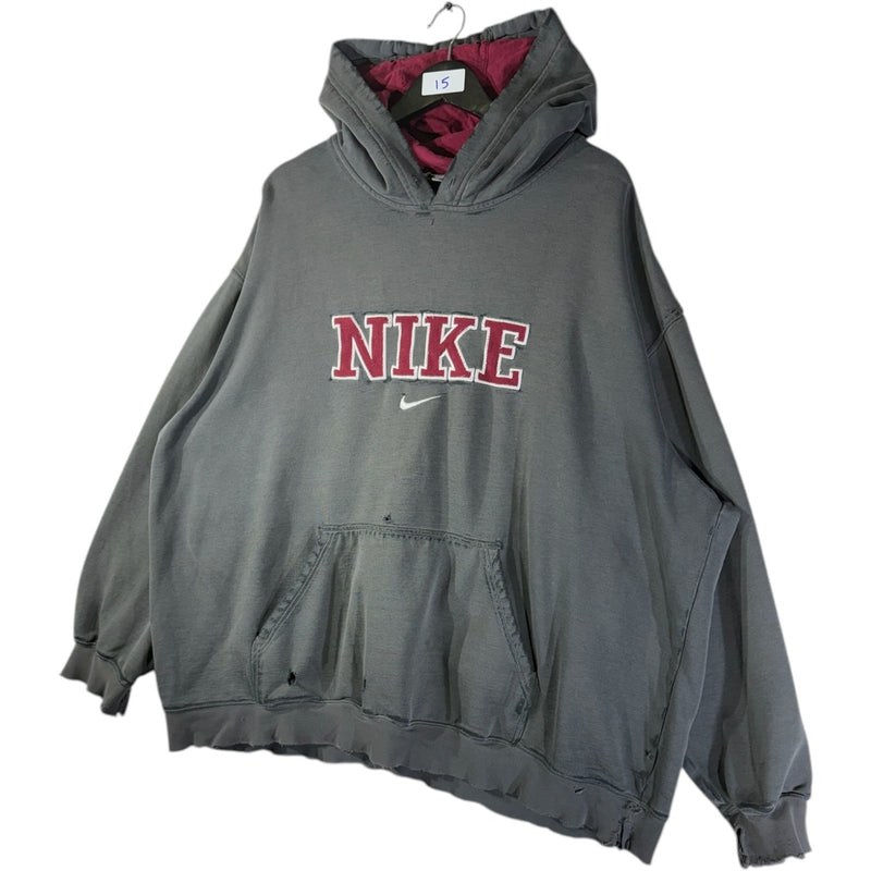 Vintage Nike Embroidered Spell Out Logo Hoodie