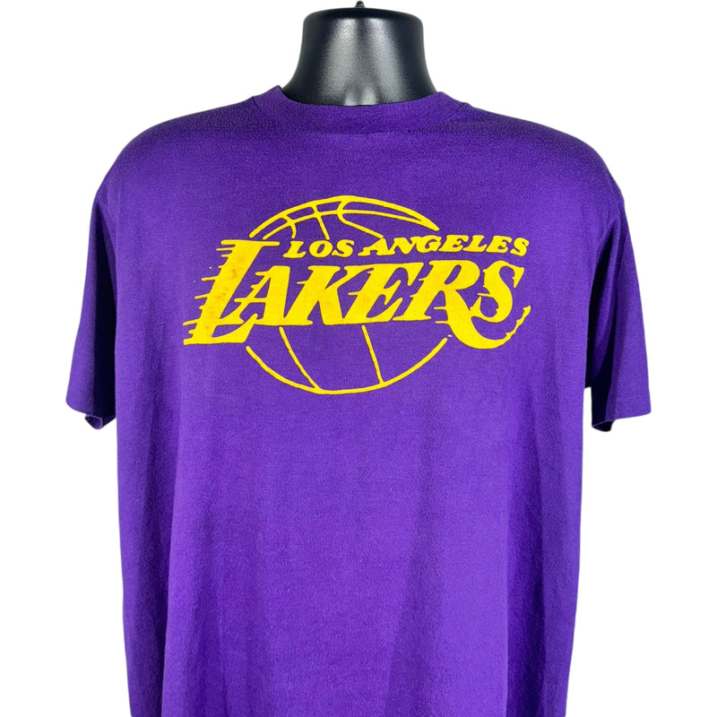 Vintage Los Angeles Lakers NBA Spellout Tee 80s